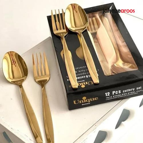 سرویس قاشق و چنگال 12 پارچه برند یونیک