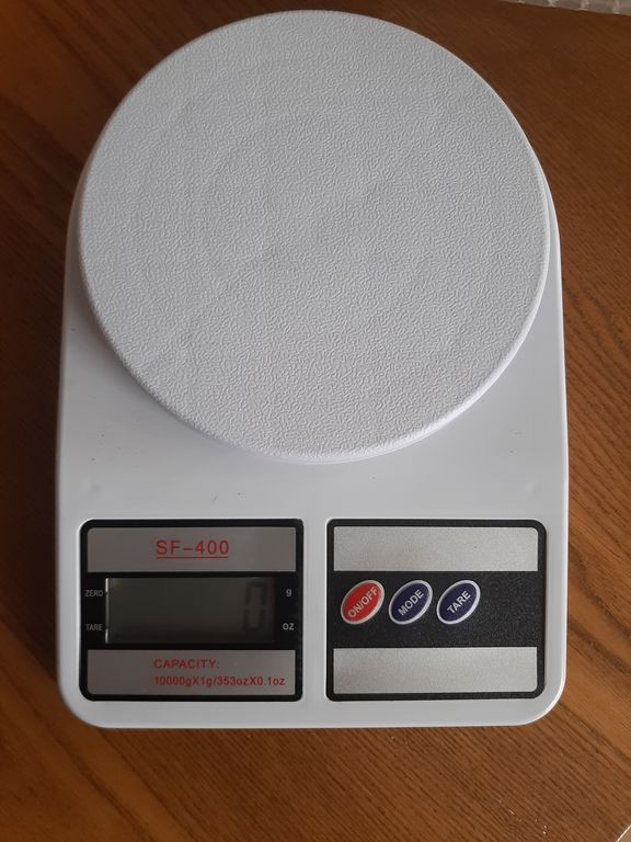 ترازو آشپزخانه دیجیتالی الکترونیک مدل SF-400 ظرفیت 10 کیلوگرم