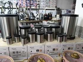 سرویس آشپزخانه استیل 19 پارچه مگنتا